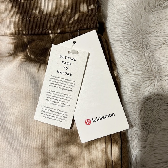 BRAND NEW WITH TAGS Lululemon Warm Down Jogger Earth Dye Clay - Picture 7 of 8